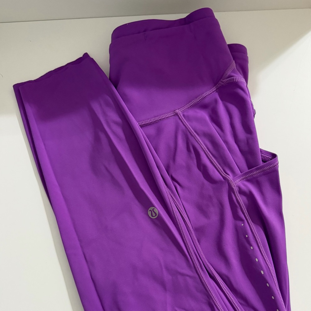lululemon athletica Vibrant Purple High-Rise Performance Leggings